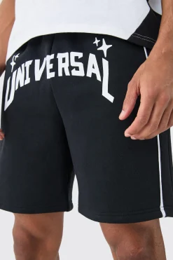 Relaxed Fit Universal Graphic Short | BoohooMAN UK