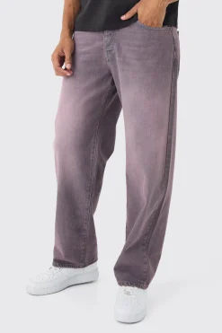 Relaxed Fit Washed Tinted Jeans | BoohooMAN UK
