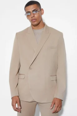 Relaxed Fit Wrap Suit | BoohooMAN UK