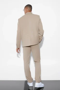 Relaxed Fit Wrap Suit Jacket | BoohooMAN UK