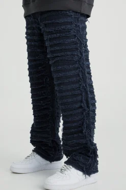 Relaxed Heavily Distressed Trouser | BoohooMAN UK