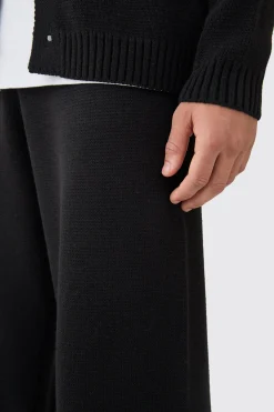 Relaxed Knitted Trouser | BoohooMAN UK