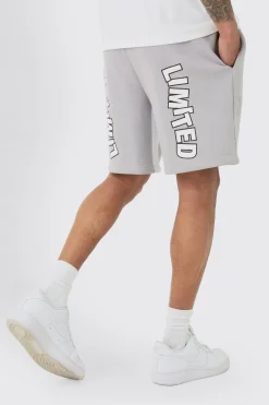 Relaxed Limited Edition Heart Applique Short | BoohooMAN UK