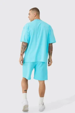 Relaxed Limited Embossed Short | BoohooMAN UK