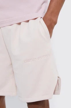 Relaxed Limited Heavyweight Volley Short | BoohooMAN UK