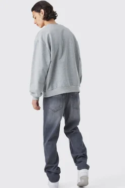 Relaxed Mesh Worker Panel Jeans | BoohooMAN UK