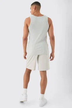 Relaxed Mid Length Limited Edition Mesh Shorts | BoohooMAN UK