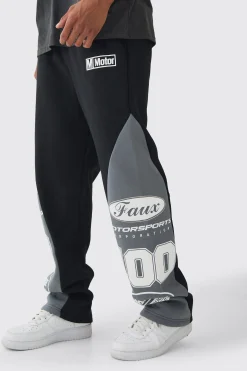 Relaxed Moto High Gusset Jogger | BoohooMAN UK