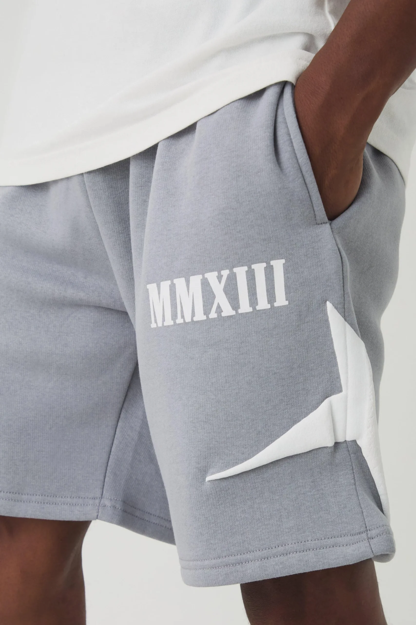 Relaxed Moto Mid Length Shorts | BoohooMAN UK