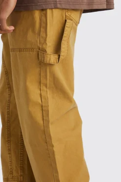 Relaxed Overdye Acid Wash Carpenter Trouser | BoohooMAN UK