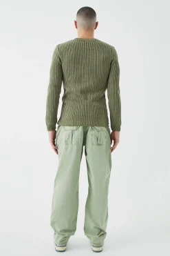 Relaxed Overdye Acid Wash Trouser | BoohooMAN UK