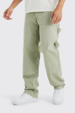 Relaxed Overdye Carpenter Trouser | BoohooMAN UK