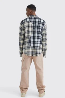 Relaxed Overdye Carpenter Trouser | BoohooMAN UK
