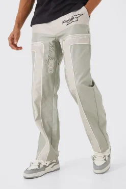 Relaxed Pu Moto Trouser | BoohooMAN UK