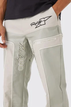 Relaxed Pu Moto Trouser | BoohooMAN UK