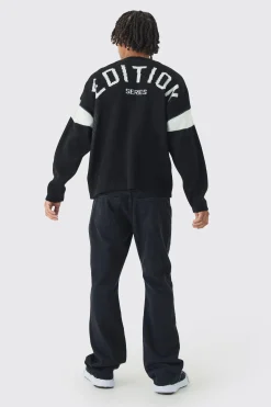 Relaxed Ribbed Knitted Edition Series Cardigan | BoohooMAN UK