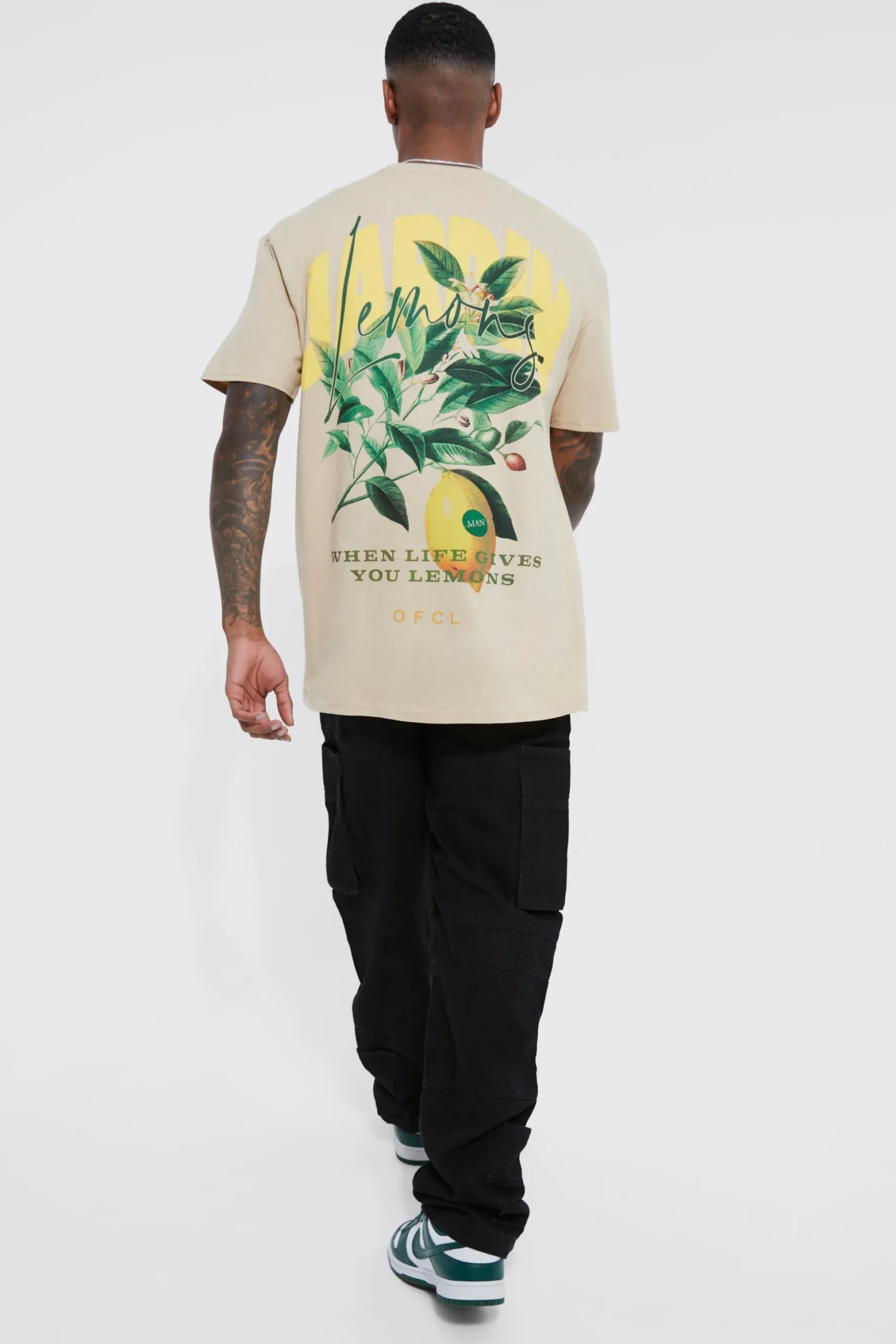 Relaxed Rigid Cargo Jeans With Cuff | BoohooMAN UK