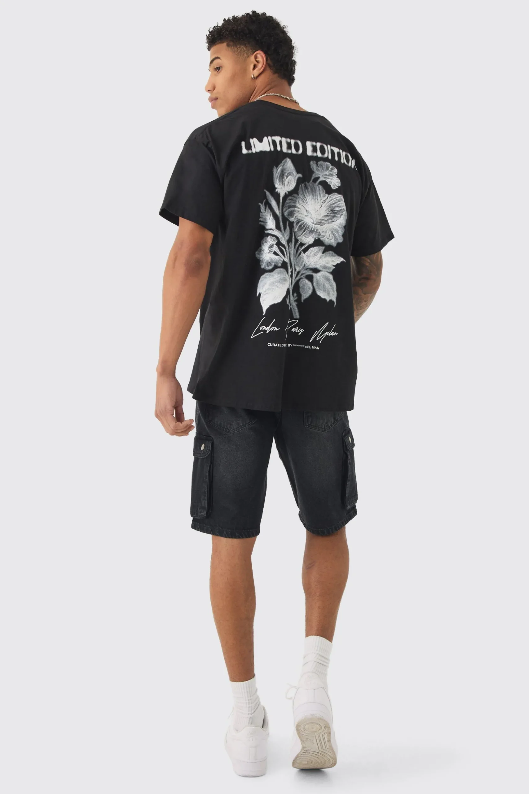 Relaxed Rigid Cargo Shorts | BoohooMAN UK