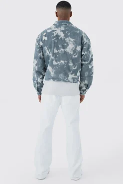 Relaxed Rigid Flare Jean | BoohooMAN UK