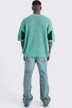 Relaxed Rigid Flare Jean | BoohooMAN UK