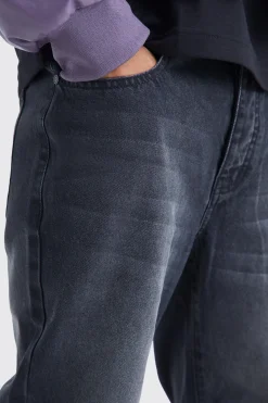 Relaxed Rigid Flare Jean | BoohooMAN UK