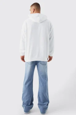 Relaxed Rigid Flare Jean | BoohooMAN UK