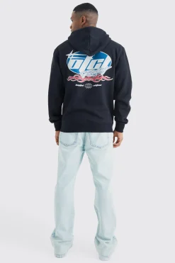 Relaxed Rigid Flare Jean | BoohooMAN UK