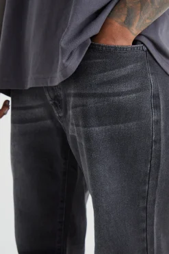 Relaxed Rigid Flare Jean | BoohooMAN UK