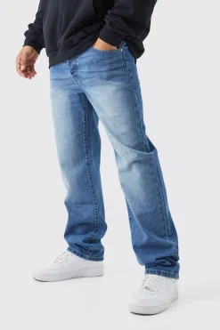 Relaxed Rigid Jean | BoohooMAN UK