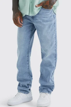 Relaxed Rigid Jean | BoohooMAN UK