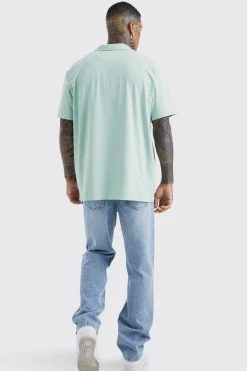 Relaxed Rigid Jean | BoohooMAN UK