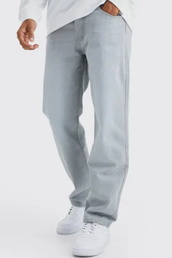 Relaxed Rigid Jean | BoohooMAN UK