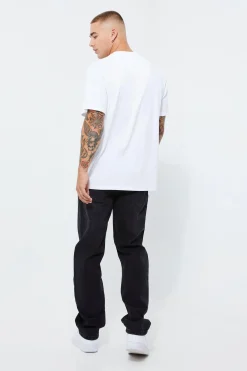 Relaxed Rigid Jeans | BoohooMAN UK