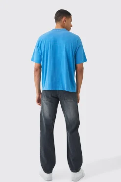 Relaxed Rigid Jeans | BoohooMAN UK