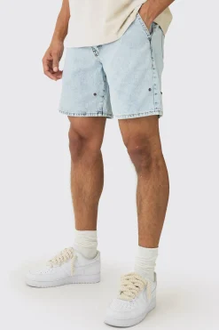 Relaxed Rigid Western Detachable Leg Jeans | BoohooMAN UK
