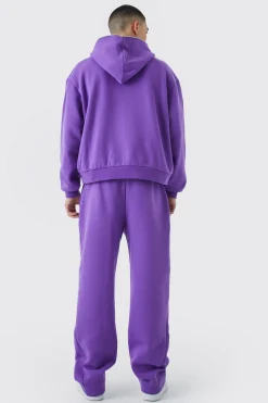 Relaxed Satin Ofcl Gusset Jogger | BoohooMAN UK
