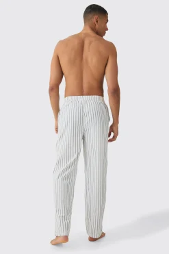 Relaxed Stripe Lounge Bottoms | BoohooMAN UK