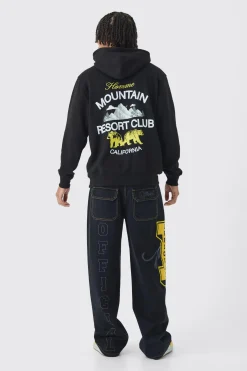 Resort Club Hoodie | BoohooMAN UK
