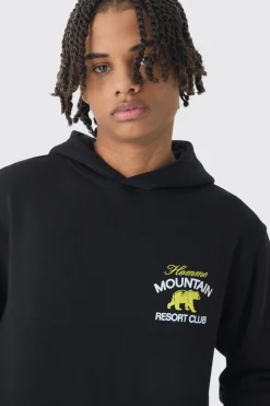 Resort Club Hoodie | BoohooMAN UK