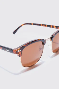 Retro Torte Sunglasses | BoohooMAN UK