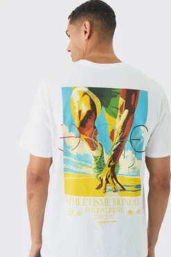 Running Athletic Printed T-Shirt | BoohooMAN UK