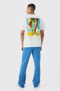 Running Athletic Printed T-Shirt | BoohooMAN UK
