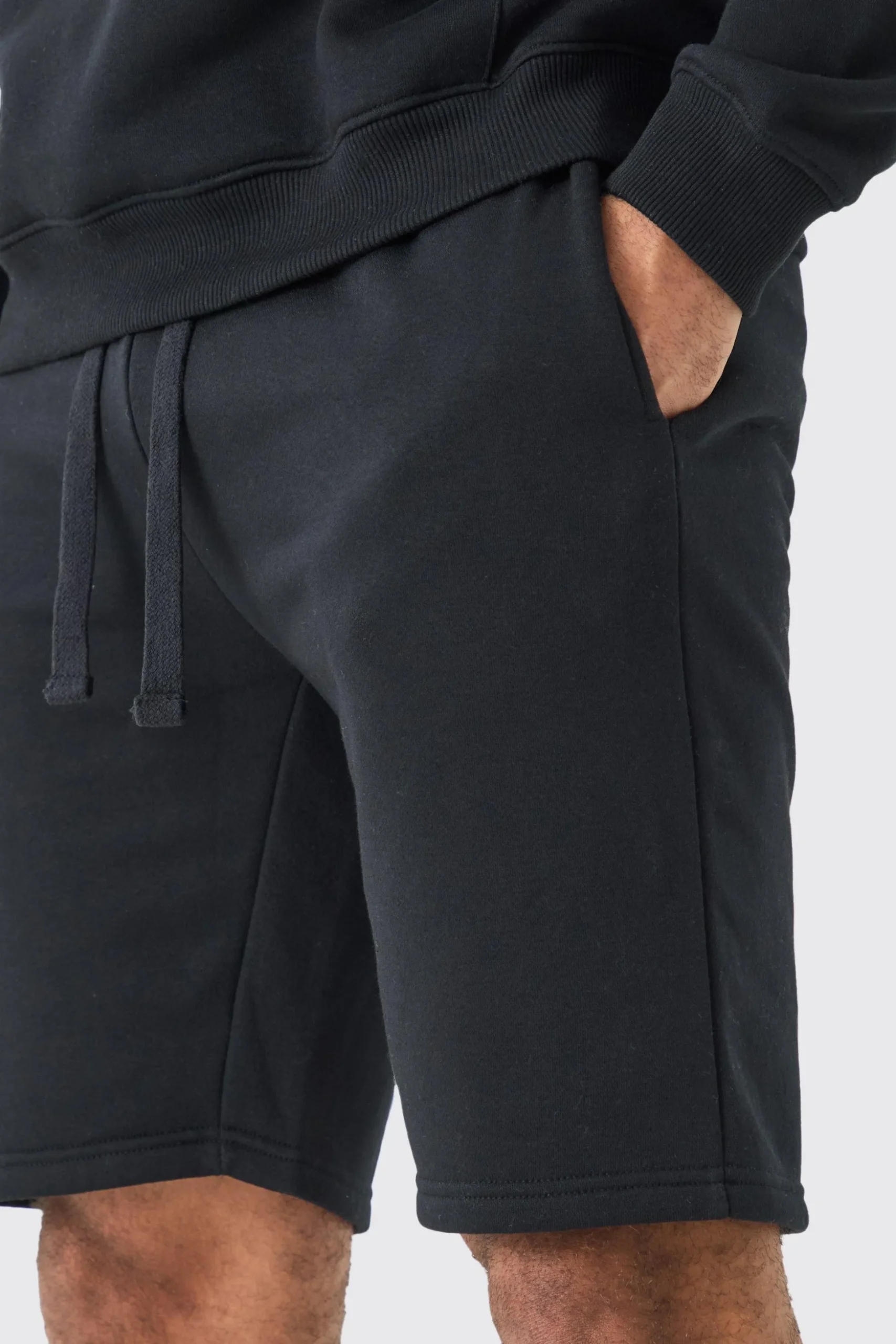 Short Length Slim Fit Jersey Short | BoohooMAN UK