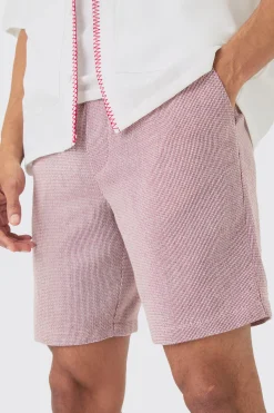 Short Sleeve Boxy Textured Set | BoohooMAN UK