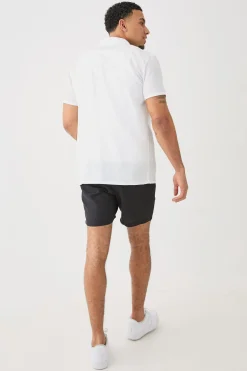 Short Sleeve Linen Shirt | BoohooMAN UK