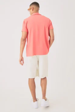 Short Sleeve Satin Shirt | BoohooMAN UK