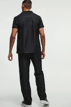 Short Sleeve Soft Twill Smart Shirt & Trouser | BoohooMAN UK