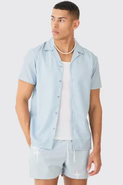 Short Sleeve Star Shirt & Swim Set | BoohooMAN UK