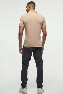 Short Sleeve Stretch Fit Jersey Shirt | BoohooMAN UK