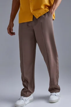 Short Sleeve Utility Twill Shirt & Pintuck Trouser Set | BoohooMAN UK